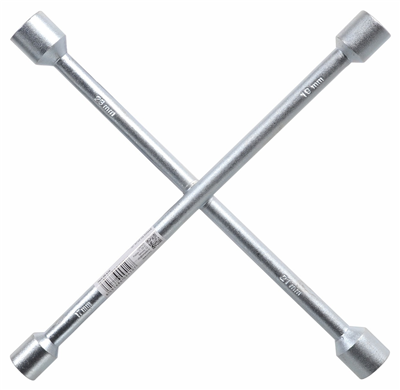 KLÍČ NA KOLA KŘÍŽOVÝ 17-19-21-23 mm