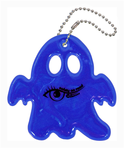 01729 Přívěšek reflexní GHOST - modrý
