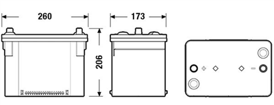 Start-Stop AGM 12V 50Ah
