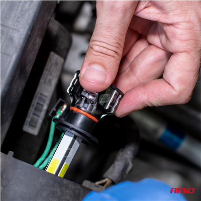 LED žiarovky hlavného svietenia H4 COB 4Side AMiO