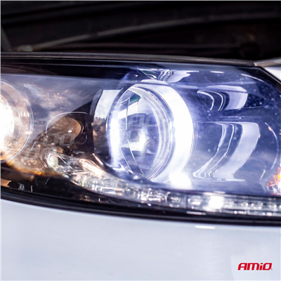 LED žiarovky hlavného svietenia H4 COB 4Side AMiO