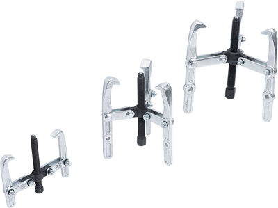 BGS 6792, Sada vnitřních/vnějších stahováků, 2/3ramenné 100 / 120 / 150 mm 3dílná