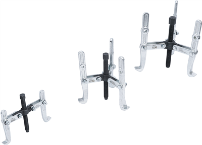 BGS 6792, Sada vnitřních/vnějších stahováků, 2/3ramenné 100 / 120 / 150 mm 3dílná