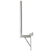 Anténní držák 25cm na zeď se vzpěrou, trubka 42/2mm, výška 66cm