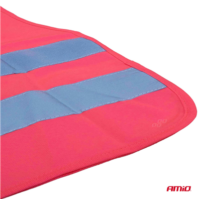 Reflexní vesta dětská růžová DOG AMiO-03990