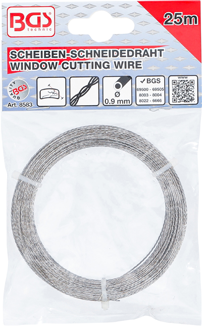 BGS 8583, Drát pro vyřezávání autoskel pletený 25 m