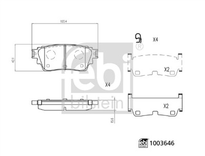 FEBI BILSTEIN 1003646 EAN: 4027816421559.