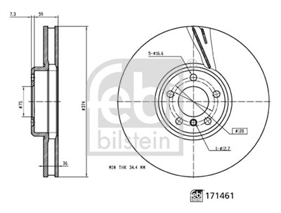 FEBI BILSTEIN 171461 EAN: 4054224714614.