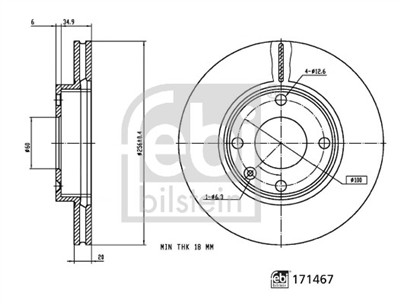FEBI BILSTEIN 171467 EAN: 4054224714676.