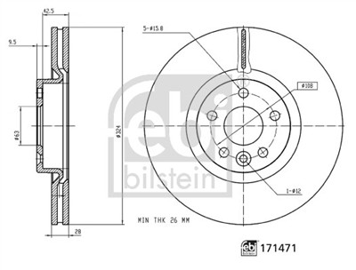 FEBI BILSTEIN 171471 EAN: 4054224714713.