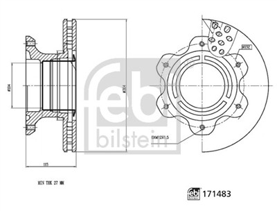 FEBI BILSTEIN 171483 EAN: 4054224714836.