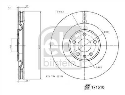FEBI BILSTEIN 171510 EAN: 4054224715109.