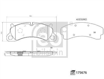 FEBI BILSTEIN 175676 Číslo výrobce: D1664-8892. EAN: 4054224756768.