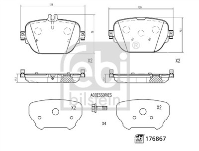 FEBI BILSTEIN 176867 Číslo výrobce: D2047-9277. EAN: 4054224768679.