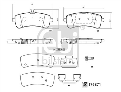 FEBI BILSTEIN 176871 Číslo výrobce: D1907-9136. EAN: 4054224768716.
