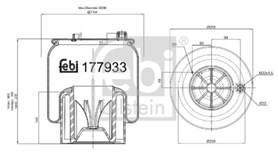 FEBI BILSTEIN 177933 EAN: 4054224779330.