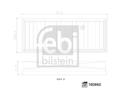 FEBI BILSTEIN 180860 EAN: 4054224808603.