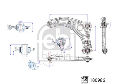 FEBI BILSTEIN 180986 EAN: 4054224809860.