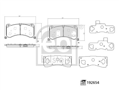 FEBI BILSTEIN 192654 Číslo výrobce: 21476. EAN: 4054224926543.