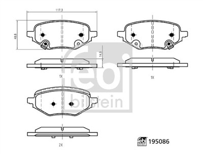 FEBI BILSTEIN 195086 EAN: 4054224950869.