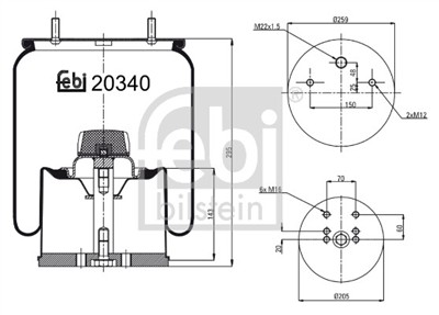 FEBI BILSTEIN 20340 EAN: 4027816203407.