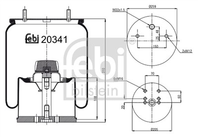 FEBI BILSTEIN 20341 EAN: 4027816203414.