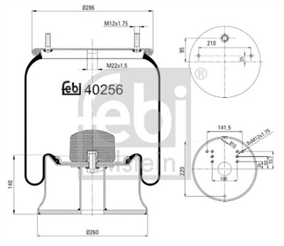 FEBI BILSTEIN 40256 EAN: 4027816402565.