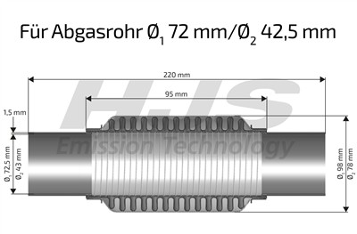 HJS 83 00 8472 EAN: 4012588404794.