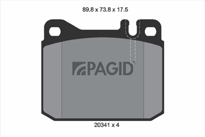 PAGID T4113N Číslo výrobce: 20341.