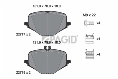 PAGID T2348N Číslo výrobce: 22717.