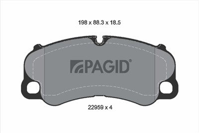 PAGID T2910N Číslo výrobce: 22959.
