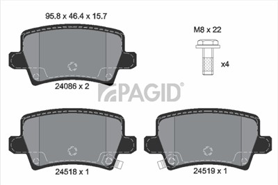 PAGID T1569N Číslo výrobce: 24086.