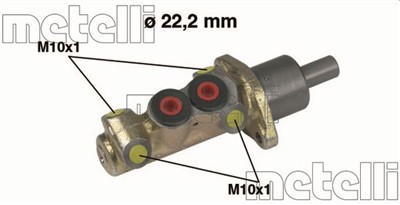 METELLI 05-0196 EAN: 8032747091722.