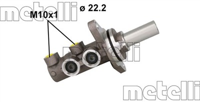 METELLI 05-1165 EAN: 8032747252055.