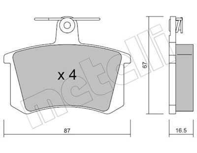 METELLI 22-0048-0 Číslo výrobce: 20668. EAN: 8032747613436.