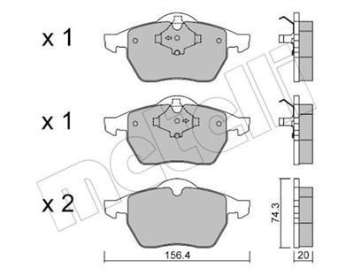 METELLI 22-0181-1 Číslo výrobce: 20676. EAN: 8032747616796.