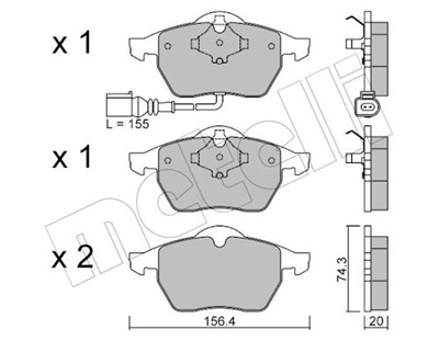 METELLI 22-0181-4 Číslo výrobce: 20676. EAN: 8032747616826.