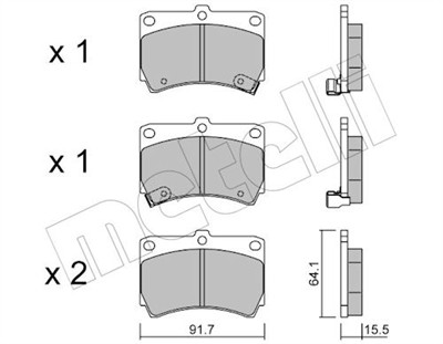 METELLI 22-0196-0 Číslo výrobce: 21654. EAN: 8032747617069.