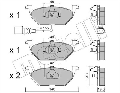 METELLI 22-0211-2 Číslo výrobce: 21974. EAN: 8032747617465.