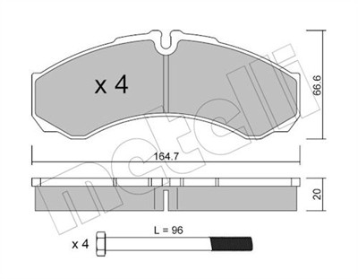 METELLI 22-0212-0 Číslo výrobce: 29121. EAN: 8032747617472.