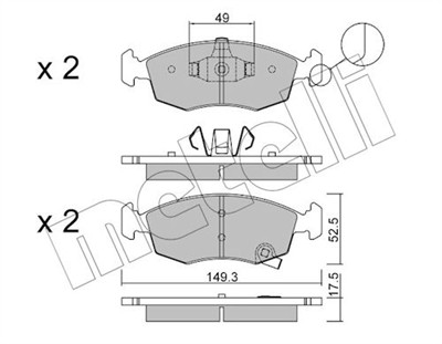 METELLI 22-0274-5 Číslo výrobce: 25323. EAN: 8032747106693.