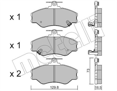 METELLI 22-0366-0 Číslo výrobce: 23081. EAN: 8032747620533.