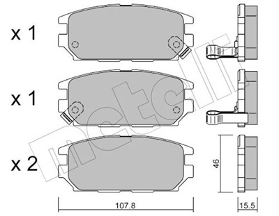 METELLI 22-0483-0 Číslo výrobce: 23373. EAN: 8032747622063.