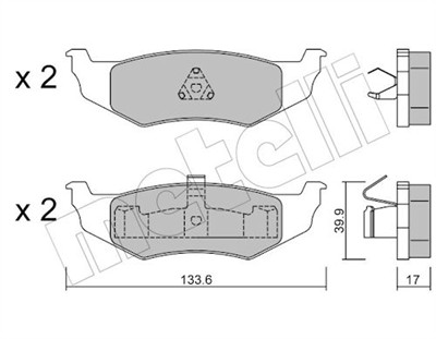 METELLI 22-0522-0 Číslo výrobce: 23561. EAN: 8032747622469.