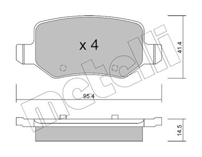 METELLI 22-0565-0 Číslo výrobce: 23138. EAN: 8032747623374.