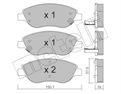METELLI 22-0577-2 Číslo výrobce: 22476. EAN: 8032747249598.