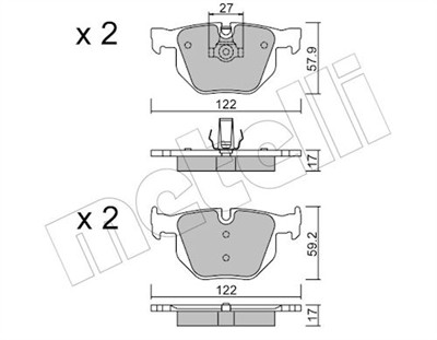 METELLI 22-0644-0 Číslo výrobce: 23732. EAN: 8032747624456.