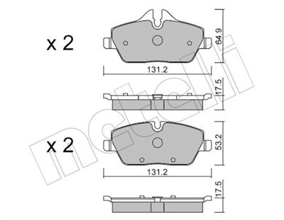 METELLI 22-0664-0 Číslo výrobce: 23915. EAN: 8032747624838.