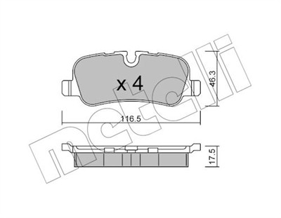 METELLI 22-0694-0 Číslo výrobce: 24192. EAN: 8032747625378.