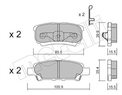 METELLI 22-0737-0 Číslo výrobce: 24014. EAN: 8032747625842.